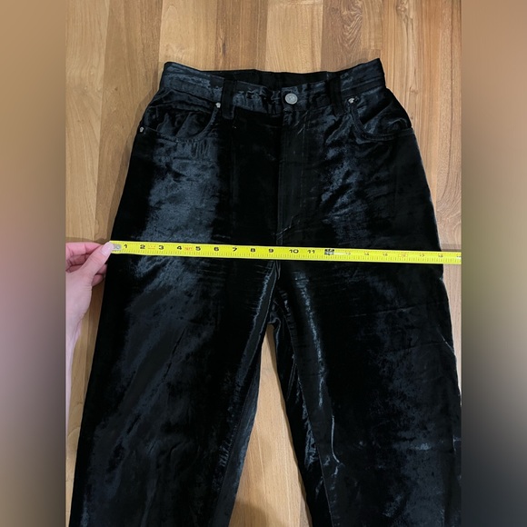 VERSACE, VINTAGE, VELVET HIGH-WAIST STRAIGHT - Picture 10 of 10